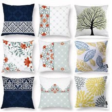 별도표기 북유럽 스타일 인테리어 등받이 거실 소파 쿠션 커버 45X45, 2번