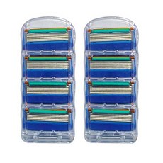 Fenus 吉列手動替換5層刮鬍刀片, 2組, 4入