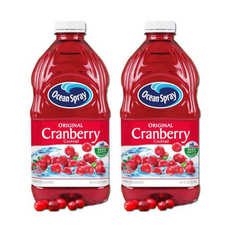 오션스프레이 크랜베리 클래식 주스 대용량 상큼한 과일 어린이 홈카페 홈바 비타민 건강 피로, 1개, 1.89L