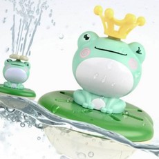 개구리 분수 샤워기 선물 화장실 물총, 본상품