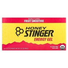 Honey Stinger Energy Gel Fruit Smoothie 24 Packets 1.1 oz (31 g) Each, 1, 31g