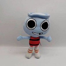 WORLD ROBLOX 댄디의 모음 세계 봉제인형 솜인형, 1개, P. 블루 모자 눈 28cm 115g