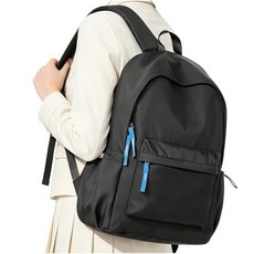 VGOCO 십대 소녀를 위한 학교 백팩 책가방 고등학교 백팩 남아 중학생 대학 A1-블랙 대형 귀여움 스타일 경량 158223, A1-black