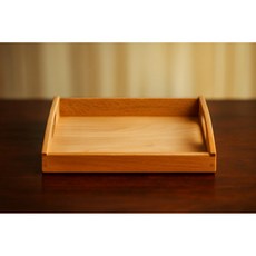 Kid Amazing 蒙特梭利櫸木托盤 兒童收納盤 附把手設計, 1個, 小托盤（20*25cm）