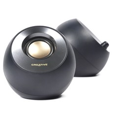 CREATIVE Pebble V2 桌上型喇叭, 黑色