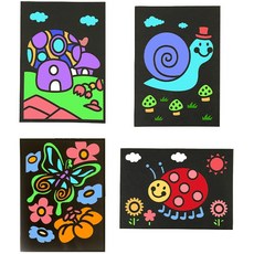 엄마랑 아이랑 포일아트 만들기, 곤충 친구들 4종 세트