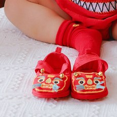 GoGraphy 現貨 抓周虎鞋虎襪 寶寶週歲 抓周儀式虎衣 寶寶慶生服飾