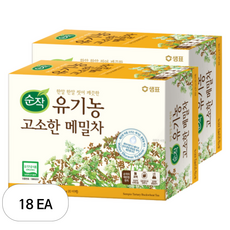 순작 유기농 고소한 메밀차, 10g, 20개입, 18개