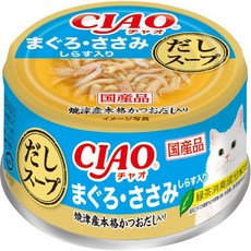 CIAO 鮪魚雞胸肉湯罐, 1個, 85g, 鮪魚+雞肉+吻仔魚 A-234