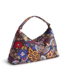 137986 Vera Bradley 여성용 프리미엄 면 마르셀 숄더백 컬러풀 부케 원사이즈