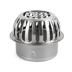 헬스와미 옥상 스텐 하수구 배수 거름망 필터망 트랩 낙엽방지 덮개형, 1개, 소형