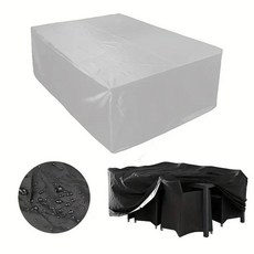 수도동파방지커버 파이프 수도보온덮게 보온 218가지 크기의 파티오 가구 커버 테이블 의자 방수 방진 자외선 차단 210D 옥스 천 보호, 70X70X70cm, Silver