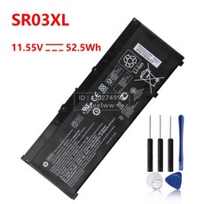 HP SR03XL 筆記型電腦電池 11.55V 52.5Wh, 1個, 惠普SR03XL