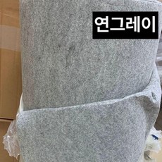 접착식 방음 양모 시트 펠트지 공예 고밀도 산업용, 4mm 라이트 플로럴 그레이 100cm, 1개
