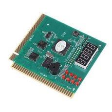 PC 메인보드 POST 진단 테스트 카드 - PCI ISA 듀얼 포트 - 부팅 오류 코드 디스플레이 전압 LED 체크