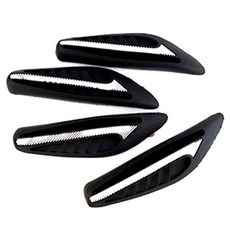 SEBTER 차량용 샤크 도어가드, 화이트, 4개