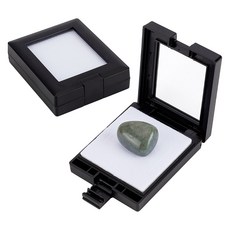 블랙 플라스틱 쥬얼리 보관 진열 창문 케이스 615x5x15cm 스펀지 내장 1개입