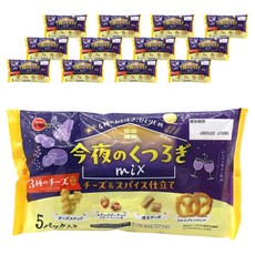 BOURBON 北日本 今夜的休憩 綜3種起司&香料口味 5入, 12個, 77g