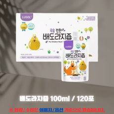 루솔 자연식품 진한 배도라지즙 100ml 20개 damda, 120개