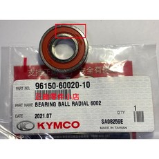 光陽正廠 60020 前輪軸承【雙塑蓋】適用於 NIKITA K-XCT G-DINKII People S (單入)