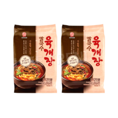 한일 본고장 육개장 칼국수, 2세트, 400g