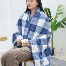플로라323 무릎담요 차량용담요 똑딱이 캠핑담요