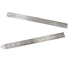 양면 강철자 30센치자 30센티자 막대자 인치자 직선자 철자 제단자 철재자 메탈자 금속자 철제자 쇠자 30CM, 1개