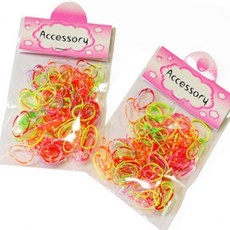 애견패션 형광고무줄 색상 1판 20개입 연출 펫 28749PC 1(pc), 1개