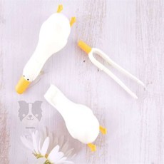 깜비상점 청소 집게 오리 욕실청소도구, 01) 화이트