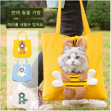 멜로이브 귀여운 애견 슬링백 크로스 고양이 강아지 숄더 반려동물가방, 회색공룡, 1개