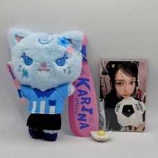 AESPA - [2025 SM藝術家 年曆] 官方周邊 BAD KID DOLL SET 迷你娃娃 小卡, 1個, KARINA