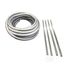 MMOR PVC 핸드레일 화이트 핸드레일안전바 벽안전손잡이, 커버(미터당)