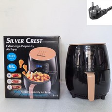 SILVER CREST 空氣炸鍋, 6L空氣炸鍋歐規顏色隨機