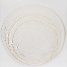 국내제작 공장직영 태영상회 국산 천연 삼베 원형 찜기 순면 찜보자기 면보 찜망 만두망 찜시트 보자기, 1개