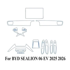 호환BYD SEALION 06 EV 2025 2026용 PPF 보호 필름 투명 TPU LCD GPS 내비게이션 기어 패널 센터 콘솔 자동, 02 A, 01 Right-hand drive