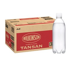 MS+B 윌킨슨 아사히 음료 탄산 라벨리스 병 500ml×24개 [탄산수][Amazon.co.jp, 500ml