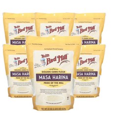 밥스레드밀 마사 하리나 옥수수가루 624g x6봉 corn flour, 6개
