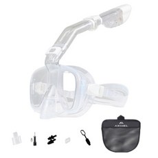 엑시멀 마린웨이브 스노쿨링 마스크, 스노우화이트