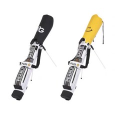 新款防水耐磨支架槍包高爾夫球包 超輕便高爾夫球桿袋, 白配黃帽子
