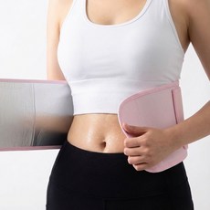 (재고정리특별가) 바디완성 다이어트 발열 은나노 복대 땀벨트, 블러쉬핑크, 1개