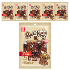 한진식품 오달링 버터구이 오다리, 6개, 33g