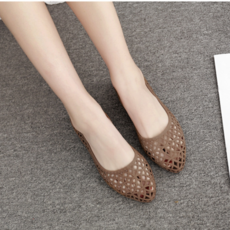 투니스 여성 스틸레토 펀칭 미끄럼방지 데일리 젤리 샌들 2.5cm