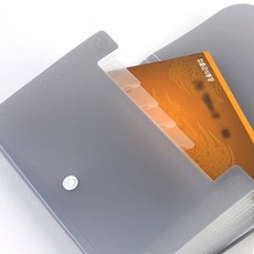 비닐 수납파우치 통장보관백 통장보관케이스 통장정리지갑