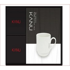 맥심 카누 아메리카노 3호 선물세트, 1세트, 0.9g*30티 *2개+머그잔1개