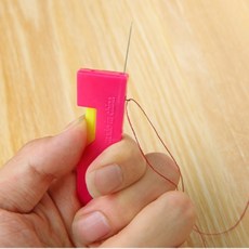 자동 바늘 실 끼우기 간편 바느질 수예 도구 손바느질 실꿰기 편리 기구, 1개, 상세페이지 참조