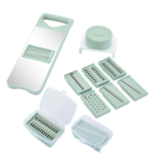 만능 채칼 야채 슬라이서 손보호 스텐 무채칼 비바니, 민트, 1개