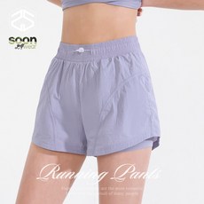 [순이야] C.여성 바스락 러닝 이중 숏 팬츠