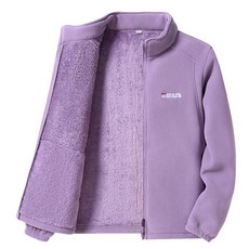 기모안감 도톰 플리스 가을 겨울 아웃도어 여성용 부드러운 방풍 보온 캐주얼 루즈핏 데일리 스포츠 상의