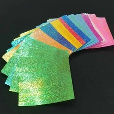 종이아트 미색지 반짝이 학종이 10cmrai5+1nAu