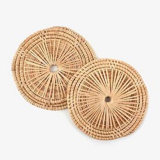 원포 수제 라탄 받침 인테리어트레이 화분깔개 소품트레이+커머스커낵트Shop, 빠른배송